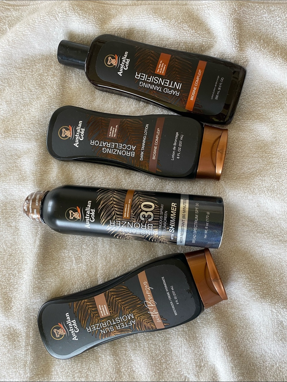 Women’s Bronzing Tanning & Shimmer Set — Brown
